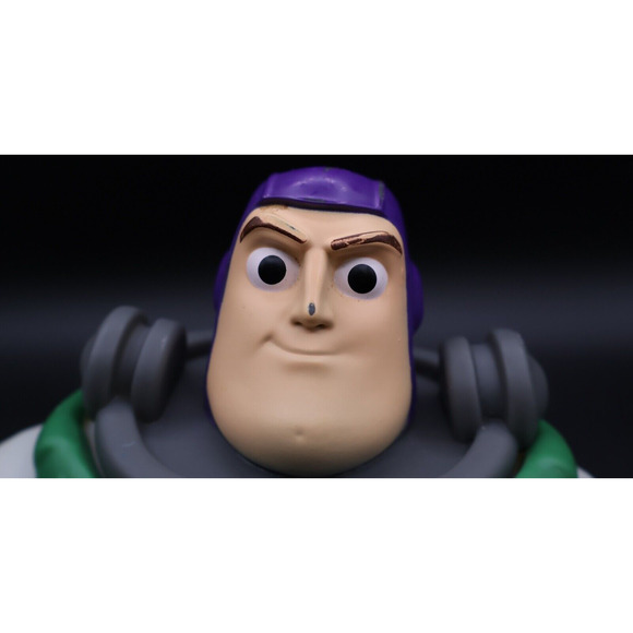Buzz Lightyear Stretch Disney Toy Story Stretch Arm Strong Missing Clear Dome - Picture 8 of 9
